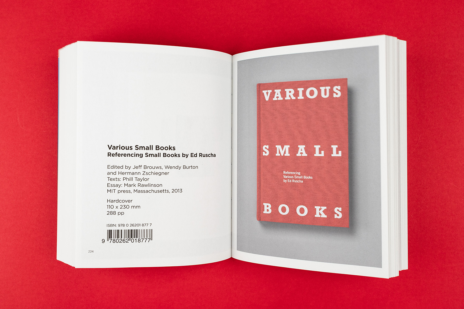 The book of books on photobooks printing Innocences Publishing