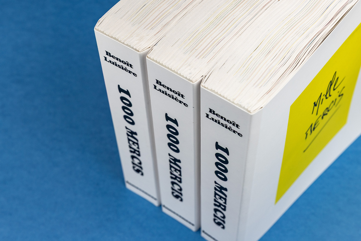 1000 mercis livre reliure