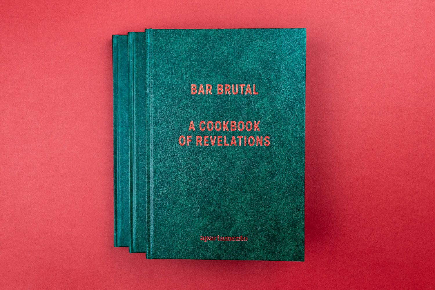 Bar Brutal cookbook libro apartamento
