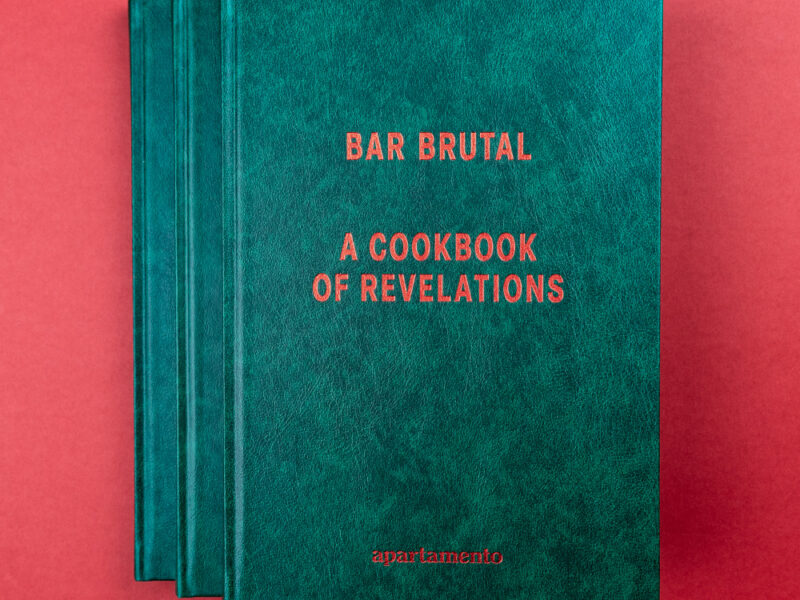 Bar Brutal cookbook libro apartamento