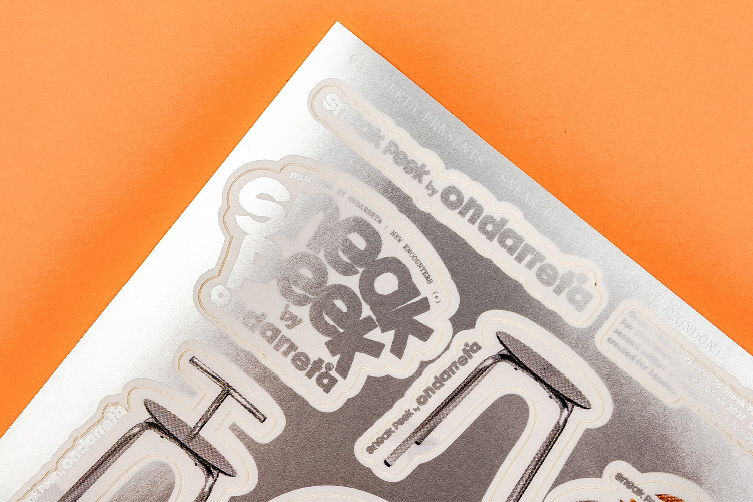 Sneak Peek Ondarreta silver adhesives